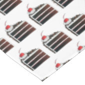 Duitse zwarte boskake Gâteau Slice Dessert Tafelkleed (Gekanteld)