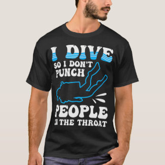 Duitsen Dus Ik Sla Niemand Sarcasme Suba Duiken T-shirt