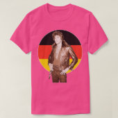 Duitsers houden van David Hasselhoff T-shirt (Design voorkant)