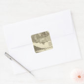 Duitsers, Iers Vierkante Sticker (Envelop)