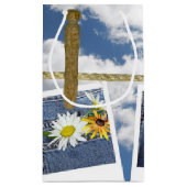 duitsers in blauw jean zakje op de lijn (Achterkant)