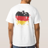 Duitsers laten de wereld rondgaan t-shirt (Achterkant)