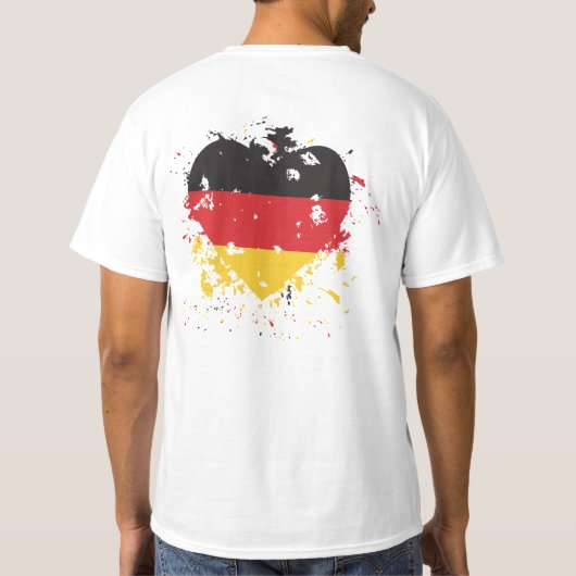 Duitsers laten de wereld rondgaan t-shirt (Achterkant)