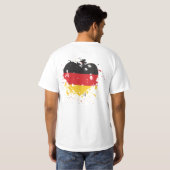 Duitsers laten de wereld rondgaan t-shirt (Achterkant volledig)