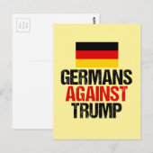 Duitsers tegen Donald Trump Briefkaart (Voorkant / Achterkant)
