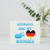 Duitsers zijn mijn Homies Briefkaart (Staand voorkant)