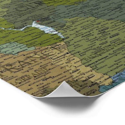 Duitsland - 100 m Zee Poster (Hoek)