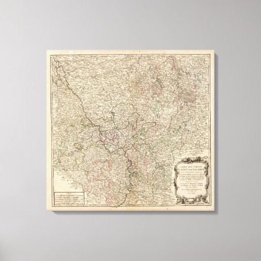 Duitsland 10 canvas afdruk (Voorkant)