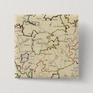 Duitsland 11 vierkante button 5,1 cm
