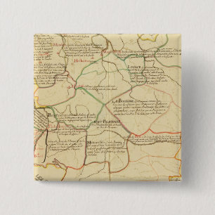 Duitsland 12 vierkante button 5,1 cm