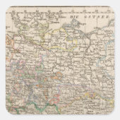 Duitsland 14 vierkante sticker (Voorkant)