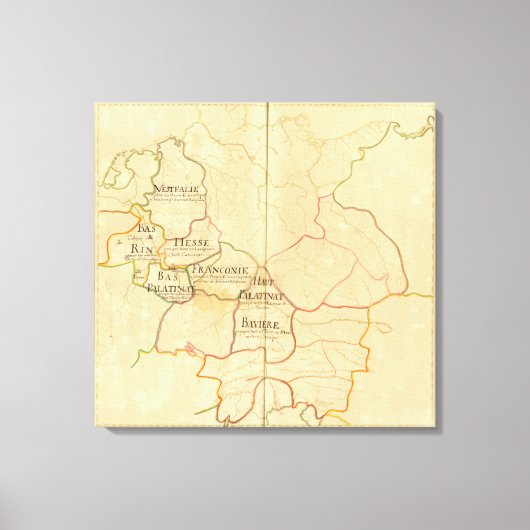 Duitsland 15 canvas afdruk (Voorkant)