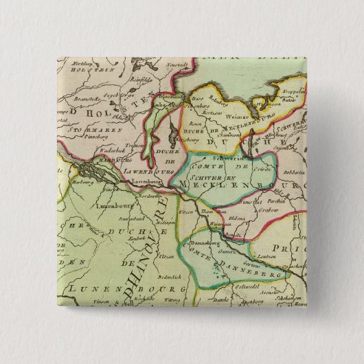 Duitsland 16 vierkante button 5,1 cm (Voorkant)