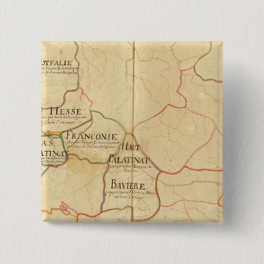 Duitsland 16 vierkante button 5,1 cm (Voorkant)