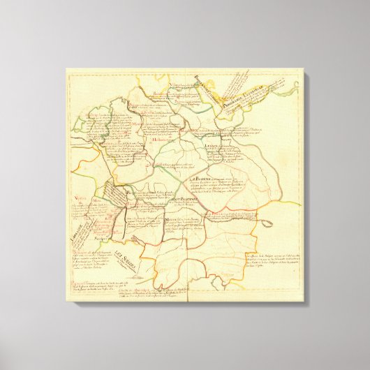 Duitsland 17 canvas afdruk (Voorkant)