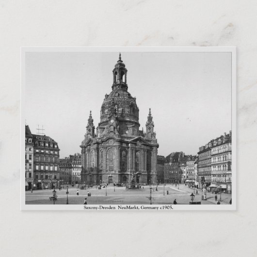  Duitsland 1905 High Street Dresden, Saksen Briefkaart (Voorkant)