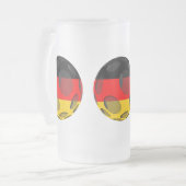 Duitsland #1 matglas bierpul (Voorkant links)