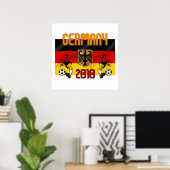 Duitsland 2010 voetbalspelersgeschenken poster (Thuiskantoor)