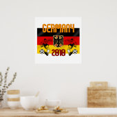 Duitsland 2010 voetbalspelersgeschenken poster (Keuken)