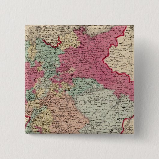 Duitsland 23 vierkante button 5,1 cm (Voorkant)