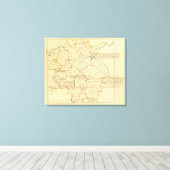 Duitsland 24 canvas afdruk (Insitu (Houten vloer))