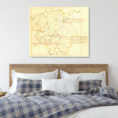 Duitsland 24 canvas afdruk (Insitu (Slaapkamer))