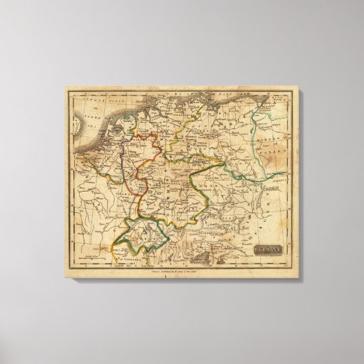 Duitsland 25 canvas afdruk (Voorkant)