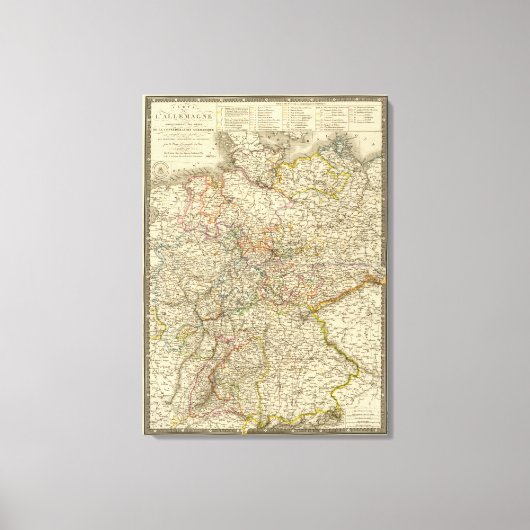 Duitsland 25 canvas afdruk (Voorkant)