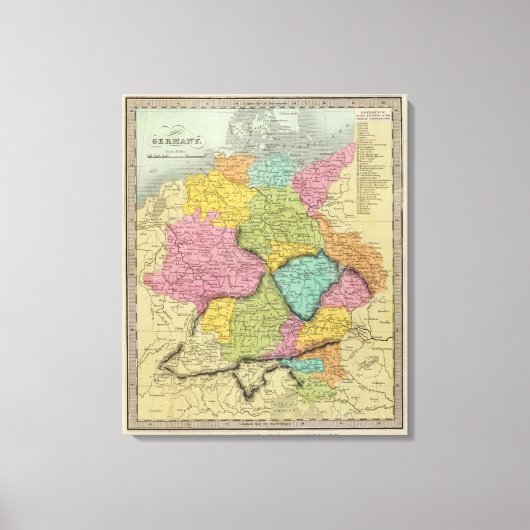 Duitsland 27 canvas afdruk (Voorkant)