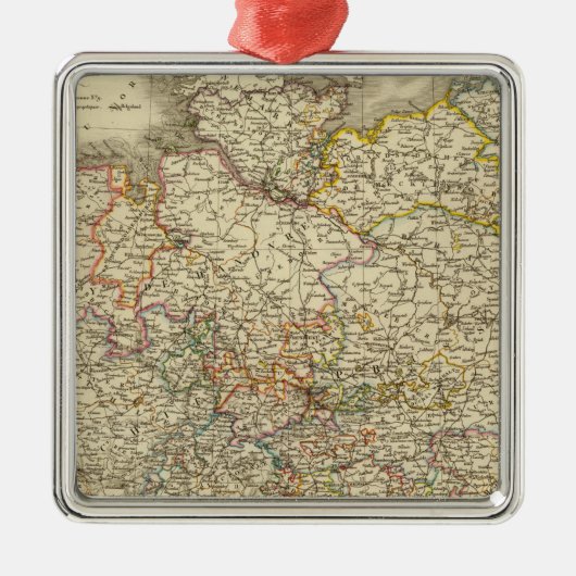 Duitsland 2 metalen ornament (Voorkant)