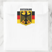Duitsland 2 ronde sticker (Tas)