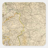 Duitsland 2 vierkante sticker (Voorkant)