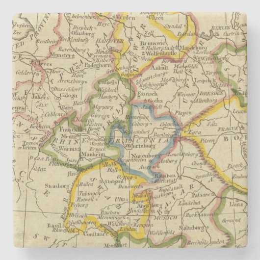 Duitsland 3 stenen onderzetter (Voorkant)