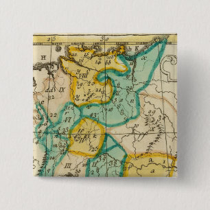 Duitsland 4 vierkante button 5,1 cm
