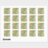 Duitsland 4 vierkante sticker (Vel)