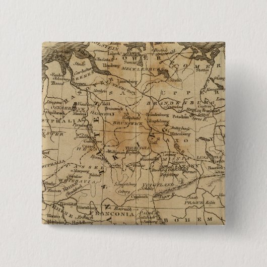 Duitsland 9 vierkante button 5,1 cm (Voorkant)