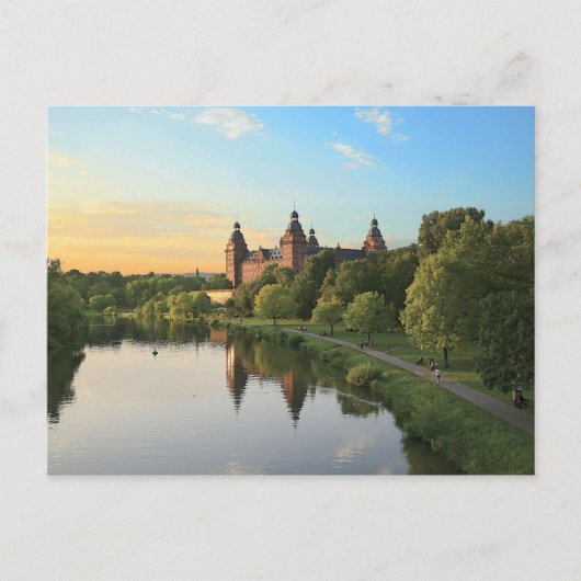 Duitsland, Aschaffenburg, Schloss (kasteel) Briefkaart (Voorkant)