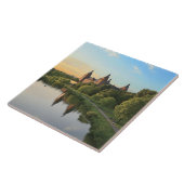 Duitsland, Aschaffenburg, Schloss (kasteel) Tegeltje (Zijkant)