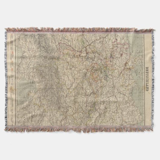 Duitsland Atlas Map Deken (Voorkant)