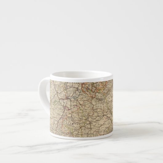 Duitsland Atlas Map Espresso Kop (Links)