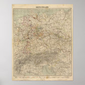 Duitsland Atlas Map Poster (Voorkant)