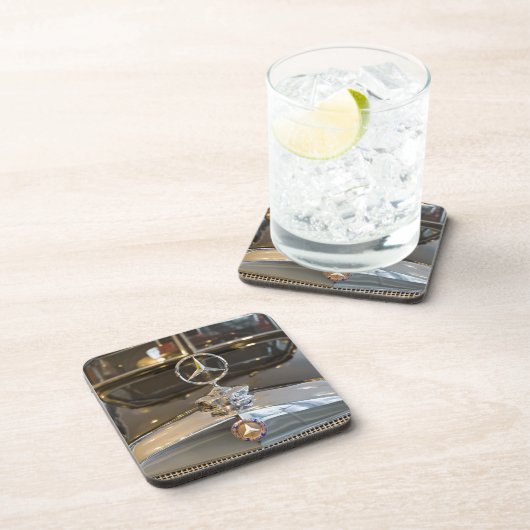 Duitsland, Baden-Wurttemberg, Stuttgart. Mercedes Bier Onderzetter (Rechterzijde)