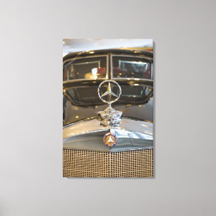 Duitsland, Baden-Wurttemberg, Stuttgart. Mercedes Canvas Afdruk