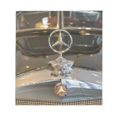 Duitsland, Baden-Wurttemberg, Stuttgart. Mercedes Notitieblok (Voorkant)