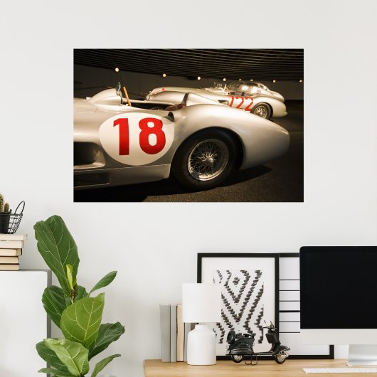 Duitsland, Baden-Wurttemberg, Stuttgart. Poster (Thuiskantoor)