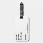 Duitsland Bagagelabel - Land (Achterkant verticaal)