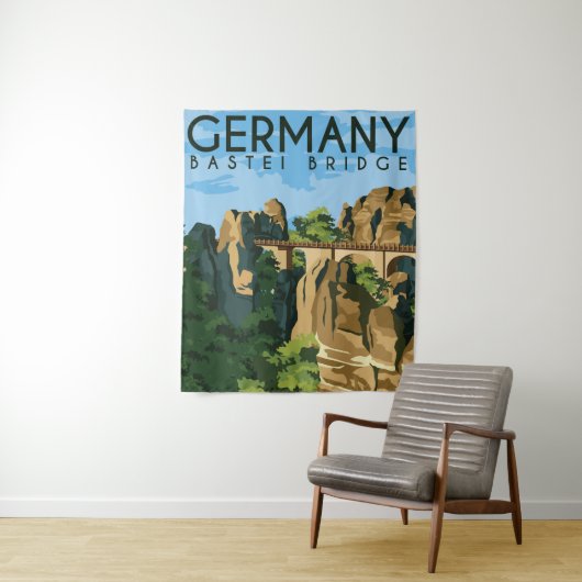 Duitsland Bastei Bridge Wandkleed (In situ)