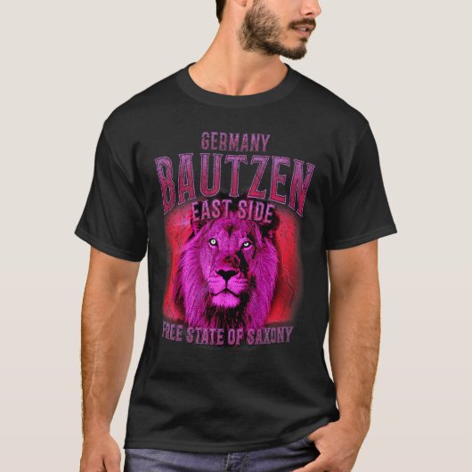 Duitsland Bautzen Freistaat Saksen T-shirt (Voorkant)