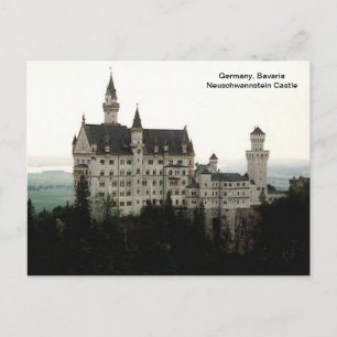 Duitsland, Bavaria Neuschwannstein Castle Briefkaart