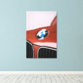 Duitsland, Bayern-Beieren, München. BMW Welt Car 2 Canvas Afdruk (Insitu (Houten vloer))